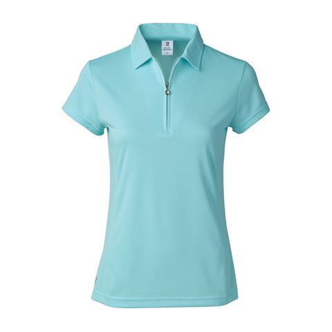 Macy Damen Polo Hellblau