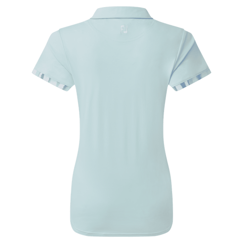 Polo Watercolour Trim Pique