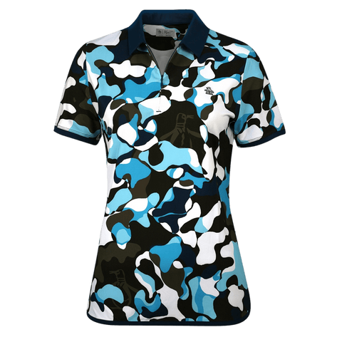 Abstract Printed Poloshirt