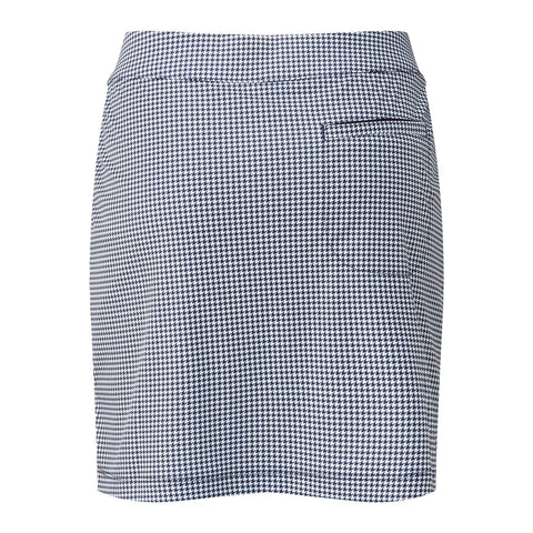 Houndstooth Print Skort