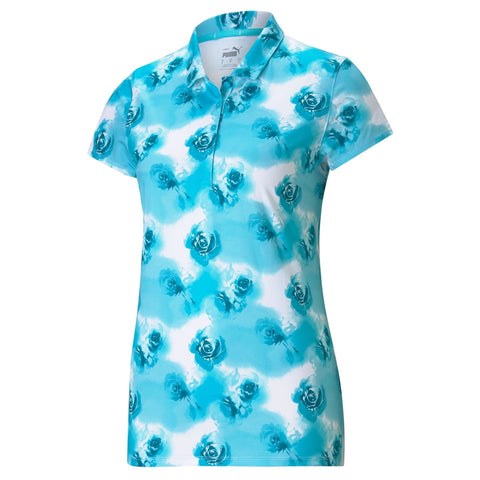 Cloudspun Watercolor Floral Polo