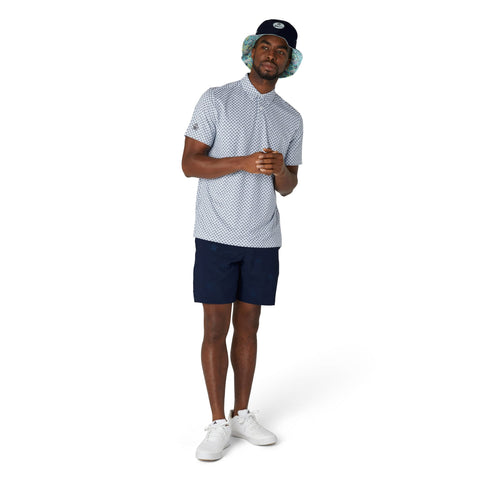 Retro Geo Print Polo