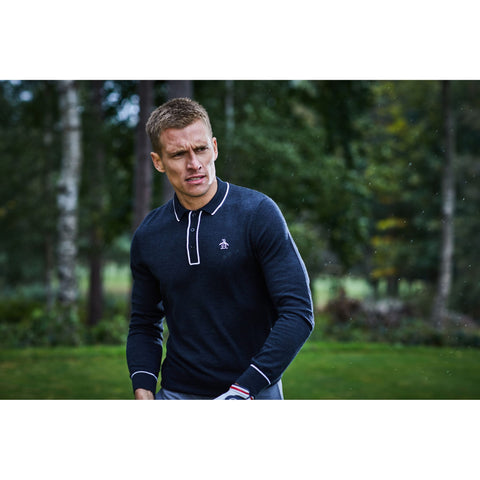 Earl Merino Longsleeve Polo Sweater