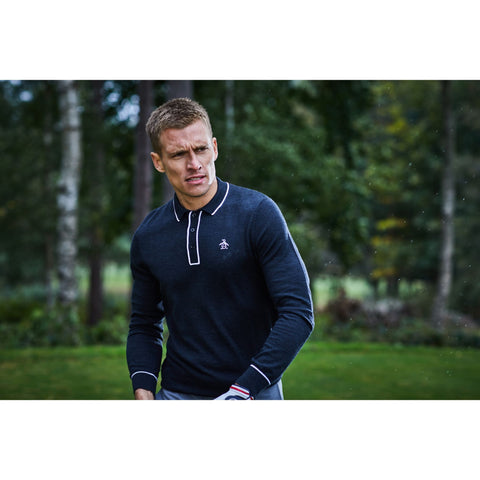 Earl Merino Longsleeve Polo Sweater