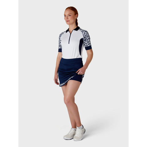 Two Tone Geo BL Skort