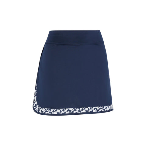 Two Tone Geo BL Skort