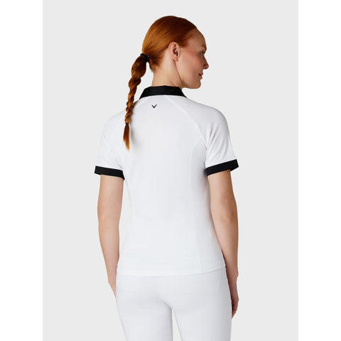 Short Sleeve V-Placket ColorBL Shirt