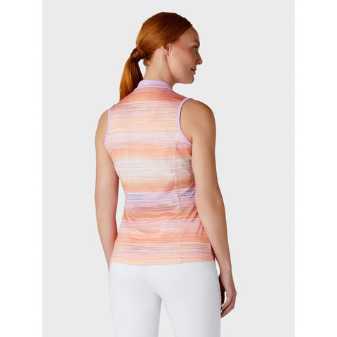 Striped Sleeveless Chev P Shirt