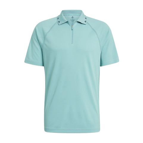 Equipment Zipper Pique SS Polo Mint