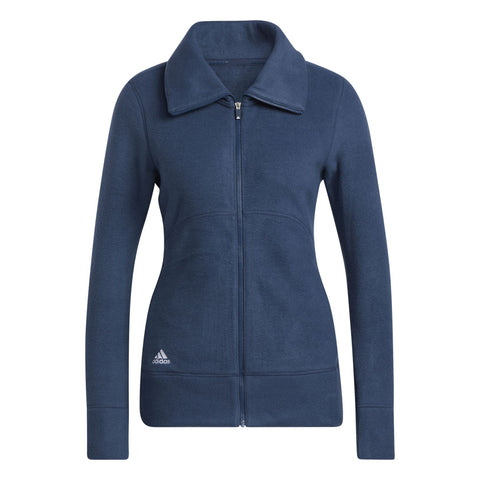 Full Zip Golf Fleece Jacke Crew Navy Damen