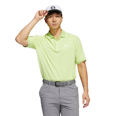 M Polo Moss Stitch Pulse Lime/Weiß