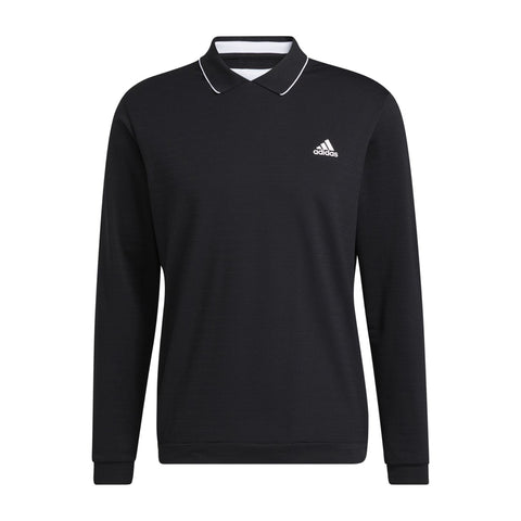 Polo Thermo Langarm Schwarz