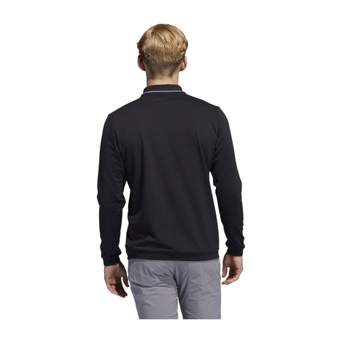 Polo Thermo Langarm Schwarz