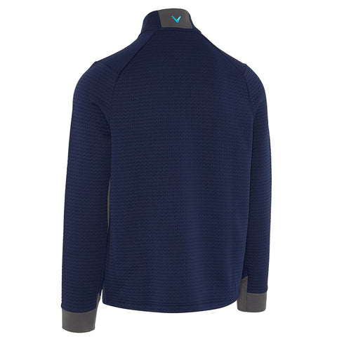 Midweight Textured 1/4 Zip Fleece
