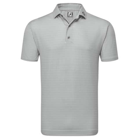 Octagon Print Lisle Poloshirt