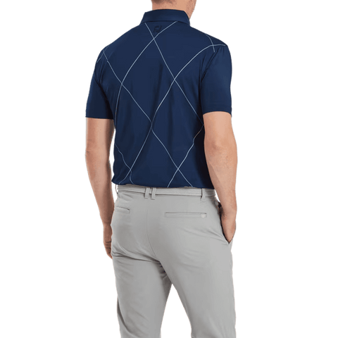 Raker Print Lisle Poloshirt