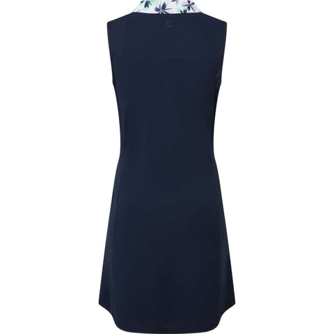 Floral Trim Golfkleid
