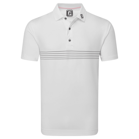 Engineered Pinstripe Lisle Poloshirt