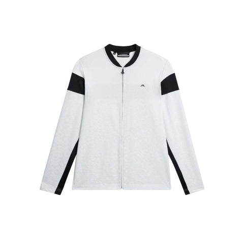 M Charles Zip Midlayer Weiß