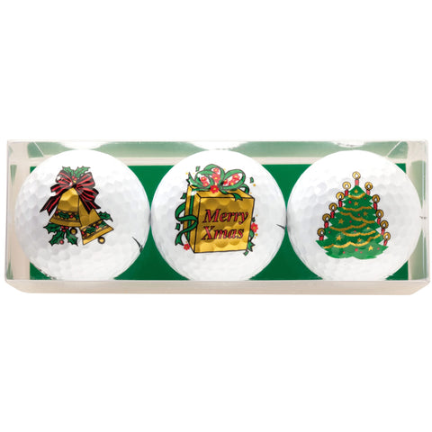 Glocken-Merry X-Mas-Tannenbaum (3 Golfbälle)