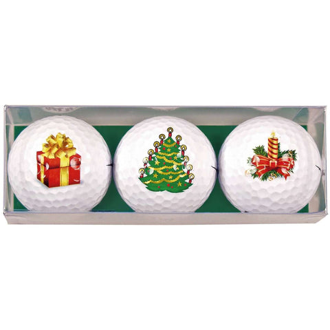 Tannenbaum-Kerze-Geschenk (3 Bälle)