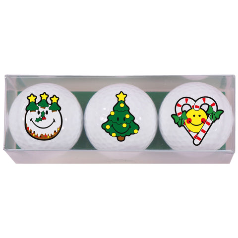 Smiley X-Mas (3 Bälle) X3