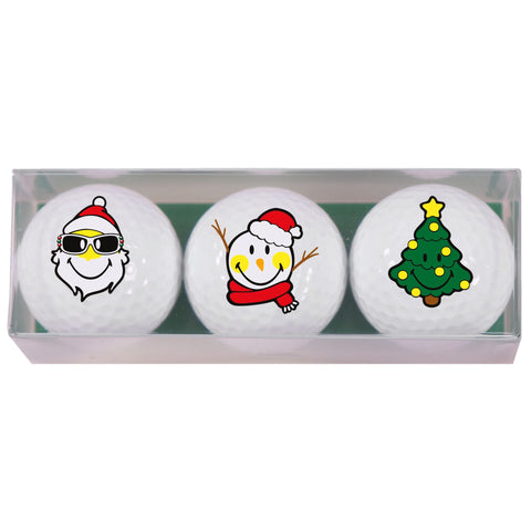 Smiley X-Mas (3 Bälle) X6