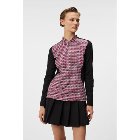 Marilyn Half Zip Mid Layer Damen Schwarz