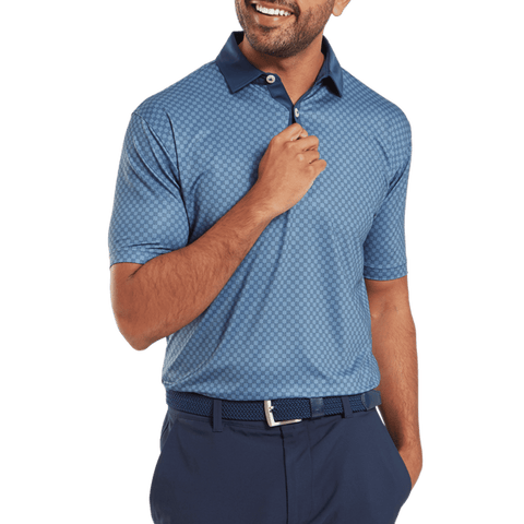 Checker Jacquard Polo