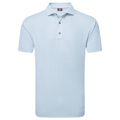 Etched Texture Print Polo