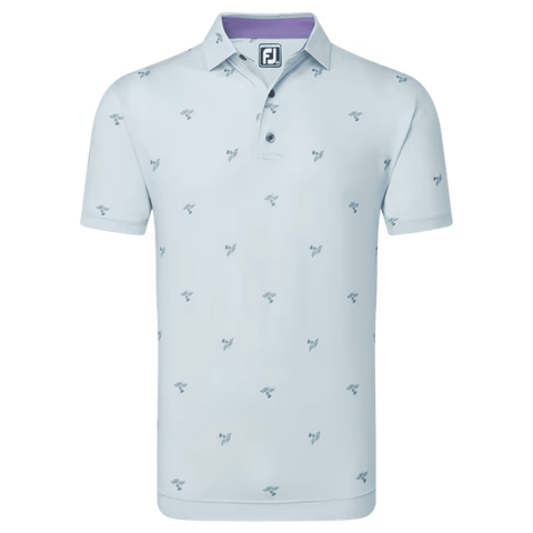 Thistle Print Polo