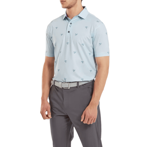 Thistle Print Polo