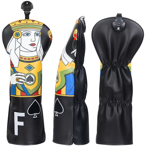 Spade Poker Queen Fairway Headcover