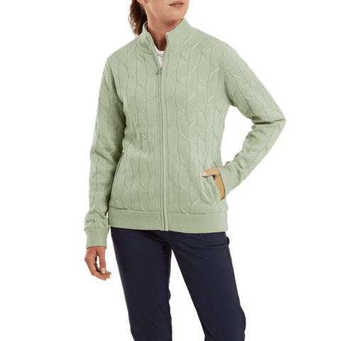 Full-Zip Lined Pullover