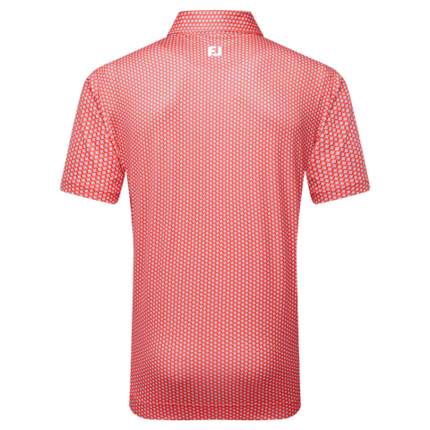 Houndstooth Geo Lisle Polo