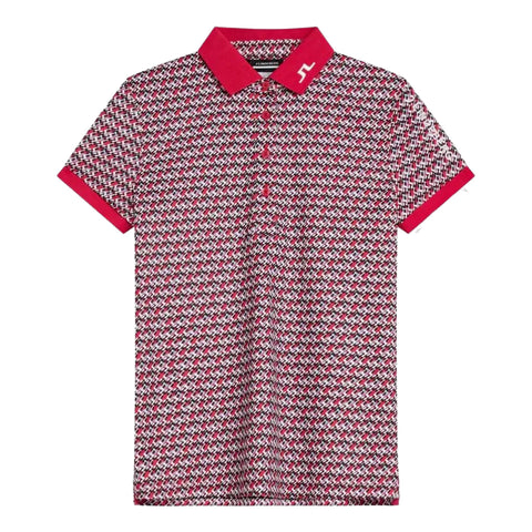 Tour Tech Print Polo Damen