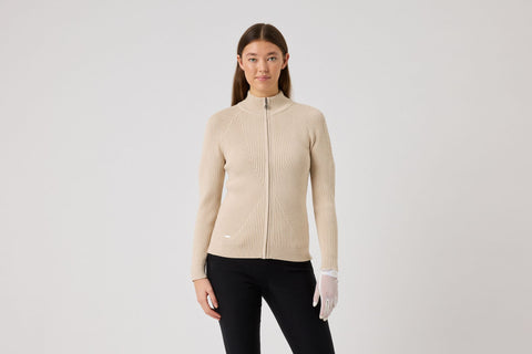 Rib LS Cardigan Damen