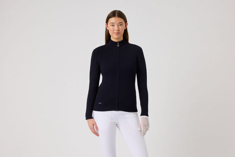 Rib LS Cardigan Damen