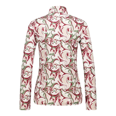 Print Peached Poloshirt Damen