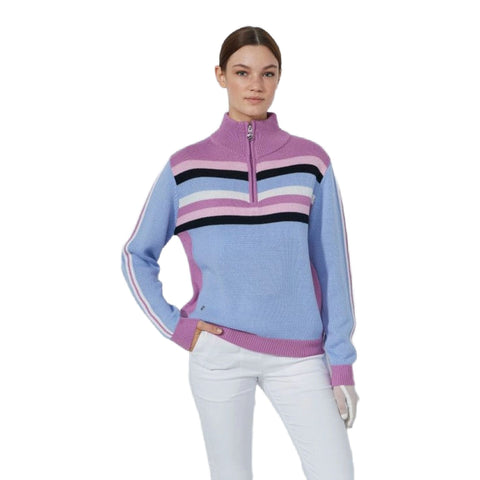 Multi-Striped Pullover Damen