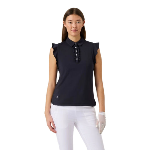 Frill SL Poloshirt Damen