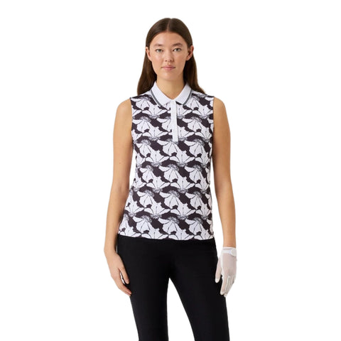 Printed SL Poloshirt Damen
