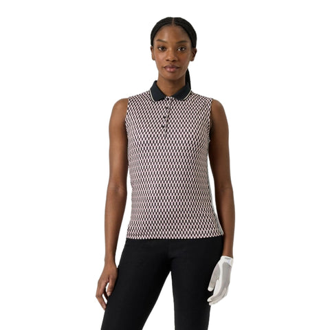 Geometric SL Poloshirt Damen