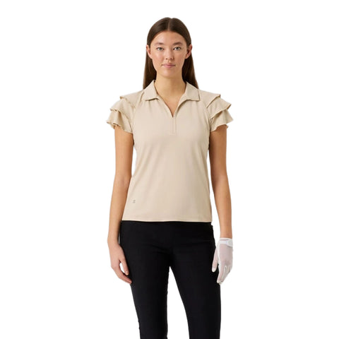 Frill Cap S Golfshirt Damen