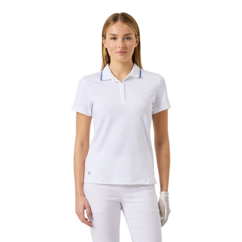 Back Print Poloshirt Damen