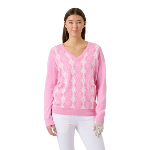 Argyle Pullover Damen
