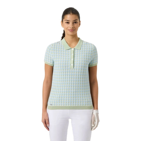 Knit SS Poloshirt Damen