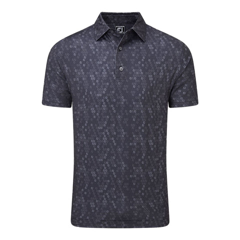 Digital Camo Print Lisle Polo Herren