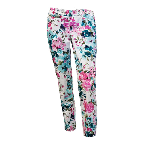 Mona Jersey Flower 7/8-Hose Damen
