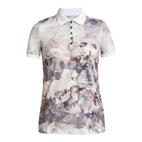 Direction Nude Aquarell Poloshirt Damen